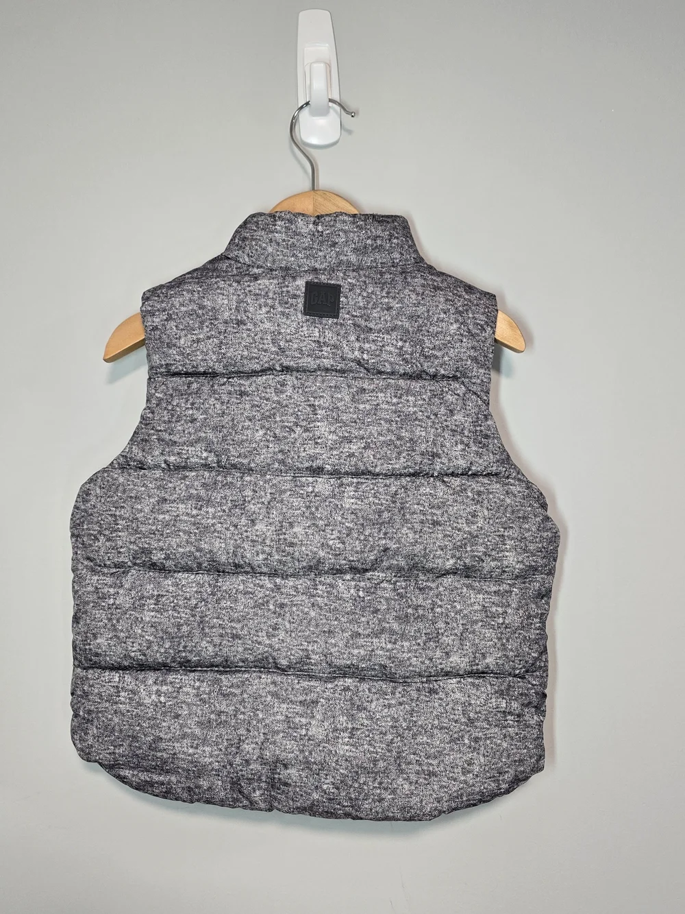 GAP Gray Quilted Puffer Vest